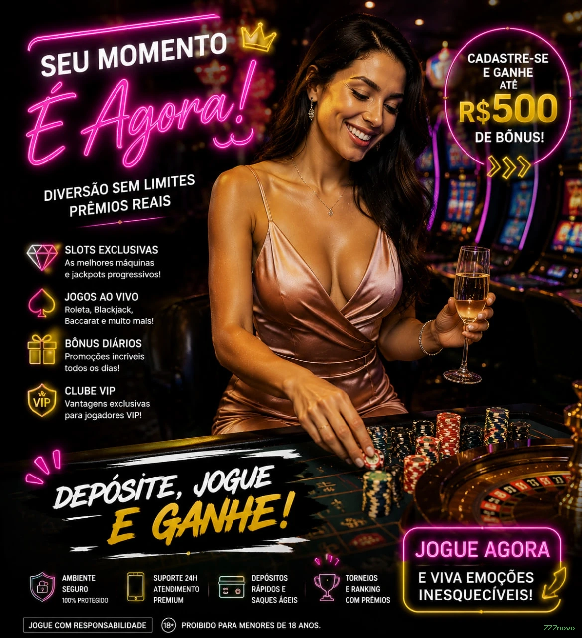 Canal oficial da 777novo no Telegram
